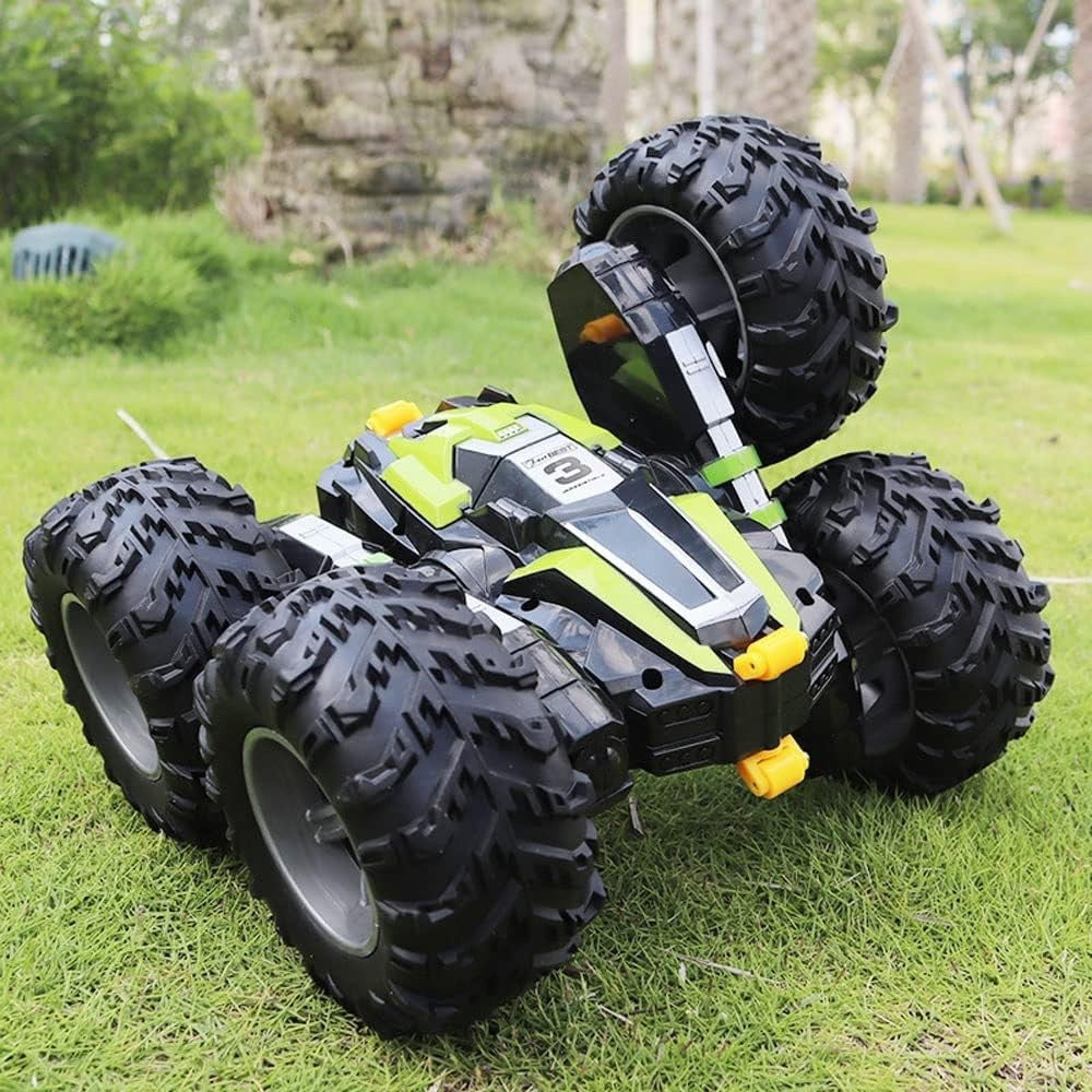 (NET) Wireless Stunt Remote Control Car 360°Rotating 4WD RC Vehicle Off-Road