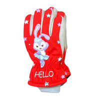 Kids' Windproof Waterproof Mittens - Cute Rabbit Design