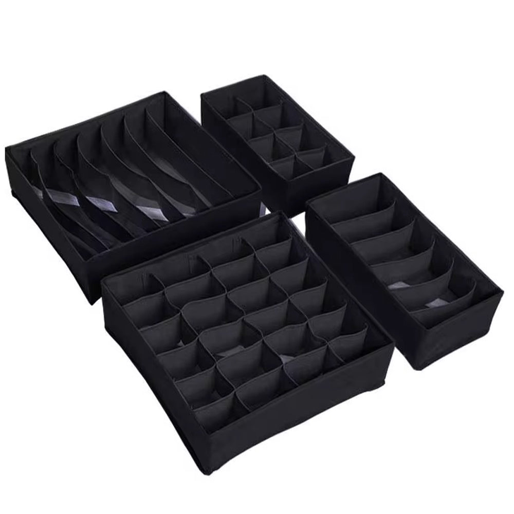 Underwear Storage Box Set Of 4 Pcs