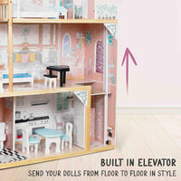 (Net) Wooden Doll house Playset