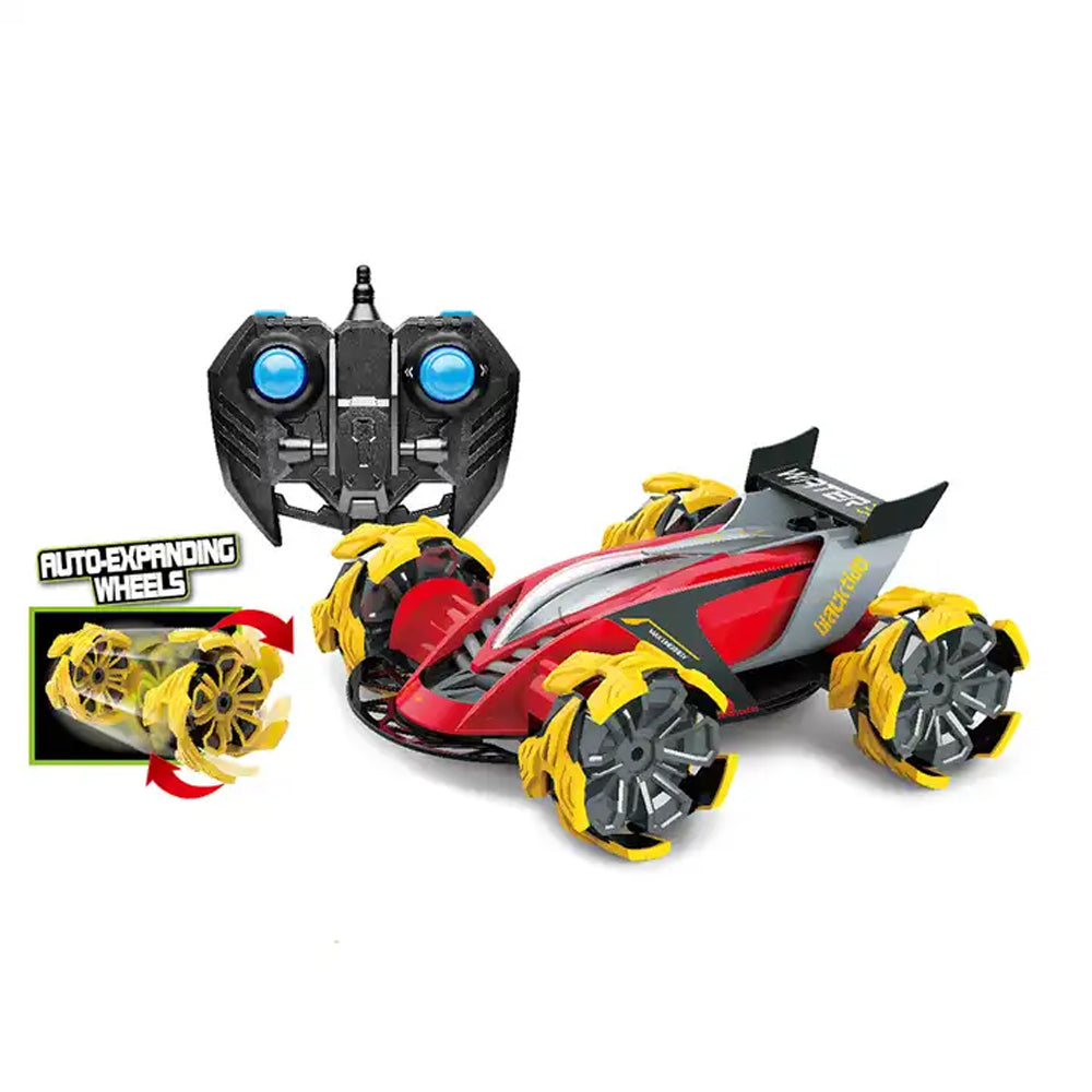 (Net) Revolutionary Remote Control Race Car with Auto-Expanding Wheels