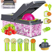 Super and Professional Multifunctional Vegetable Cutter Food Cutter Potato Cutter, Egg Separator Slicer / JD-2351 / 68726 /KN-224