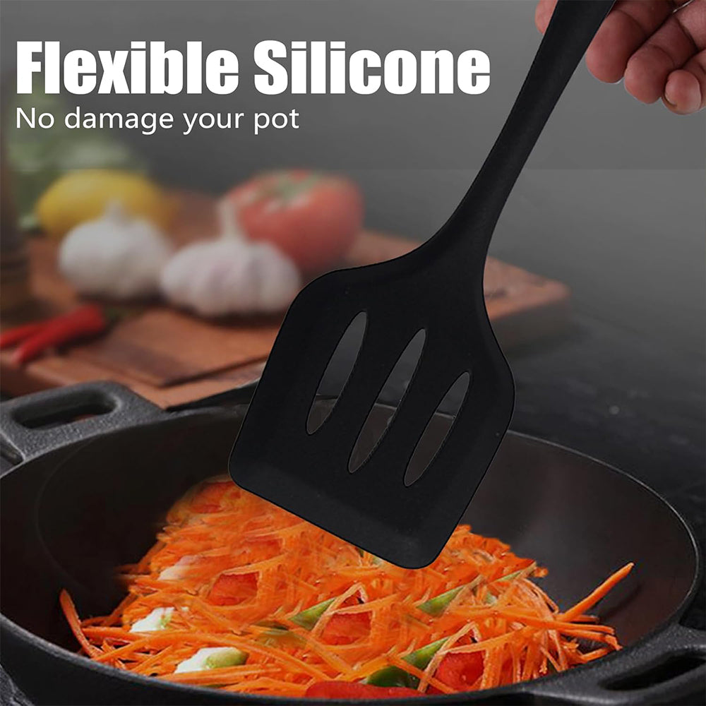 5 Pcs Non-stick Silicone Spatula Set Home And Kitchen Accessories Cooking Tools For Baking / KQ434