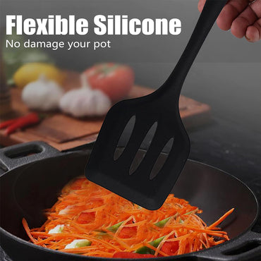 5 Pcs Non-stick Silicone Spatula Set Home And Kitchen Accessories Cooking Tools For Baking / KQ434