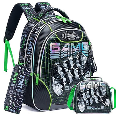 (NET) Game Backpack  Set Of 3 Pcs