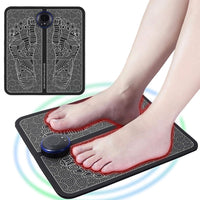 Ems Foot Massager Foot Circulation Device USB Rechargeable Electric Foot Stimulator Massager For Home and Office Use Promoting Blood Circulation Muscle Pain Relief / MA-860