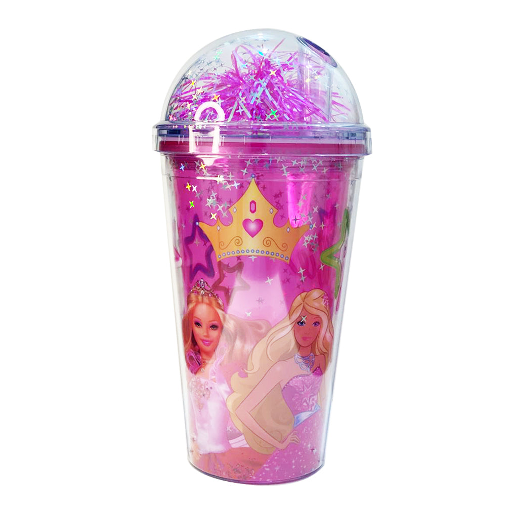 (NET) Barbie Plastic Cup 450ml