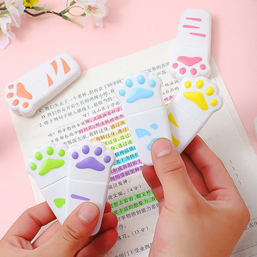 4 pcs Creative Cat Claw Highlighter Pens