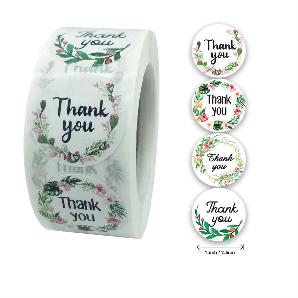 Roll Floral Stickers Flower Decorations Paper / 532663