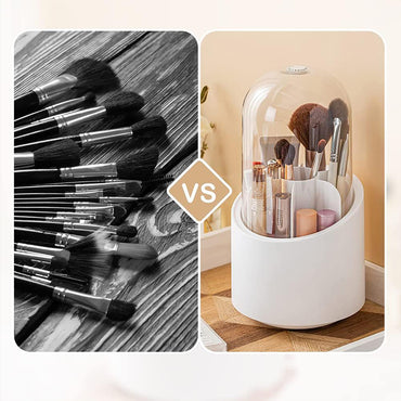 360 Rotating Makeup Brush Holder