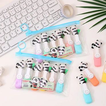 Panda Highlighter Pack Of 6 Pcs / SY-709-1