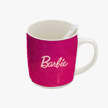 Barbie Ceramic Mug With Spoon