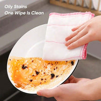 (net) Kitchen Cleaning Cloth Bamboo Fiber 3 pcs