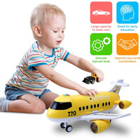 (NET) Yellow Transport Plane Police With A String Cars Sound