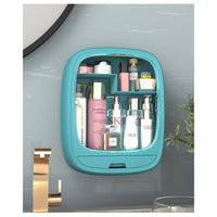 Plastic Wall-Mounted Waterproof Makeup Storage Case Cosmetic Organizer Box for Bedroom Bathroom/ LD-888 / 1232638 / KR-1402