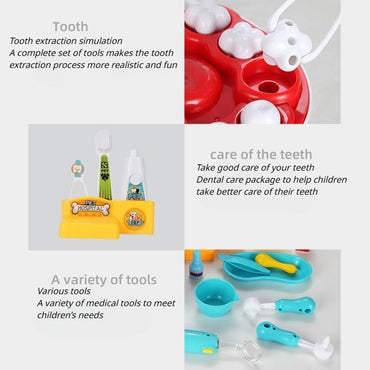 Dentist Kit Pretend Play Set Doctor Kit for Kids