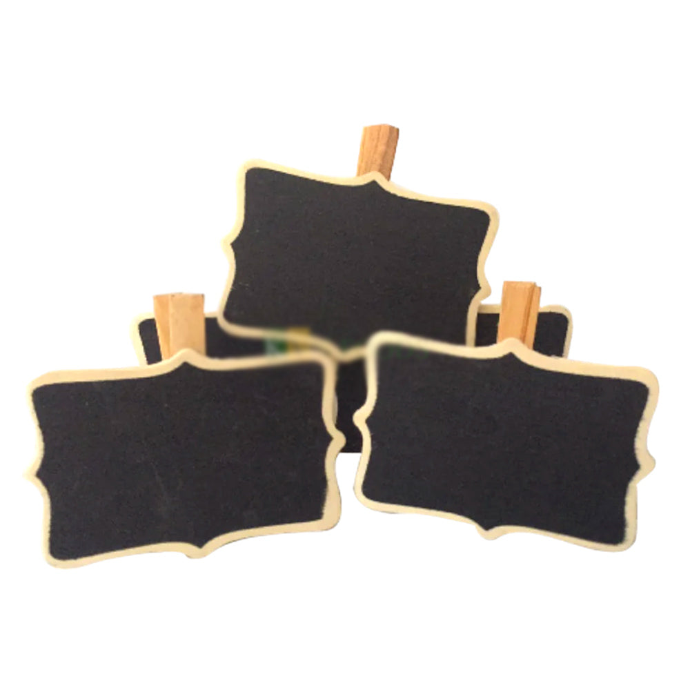 Wood Chalkboard with Blackboard Clip 2 pcs