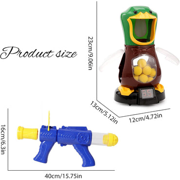 (NET) Hungry Duck Shooting Game with Air Pump Gun