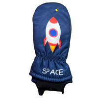 Kids' Rocket Design Gloves - Multi-Color Options