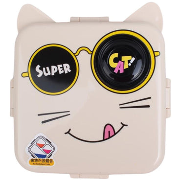 Compartment Cat Lunch Box