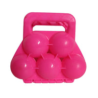 Kids Toy Snowball Clip for Winter Outdoor Sport - 5-Ball Snow Ball Maker