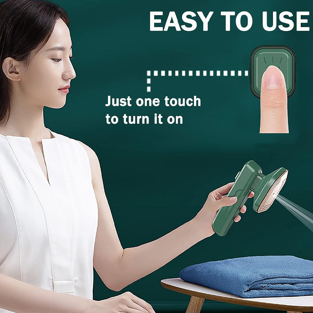 Mini Iron  Travel Steamer, Portable Steamer, Steamer,Heats Up Within 25S, Steam Iron, Hand Steamer for Clothes, Travel More Refined and Stylish, Handheld Garment Steamer, Fabric Steamer Hat