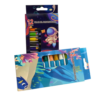 Color Oil Painting Stick Set Of 12 Pcs