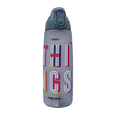 Plastic Water Bottle With Straw 800 ML