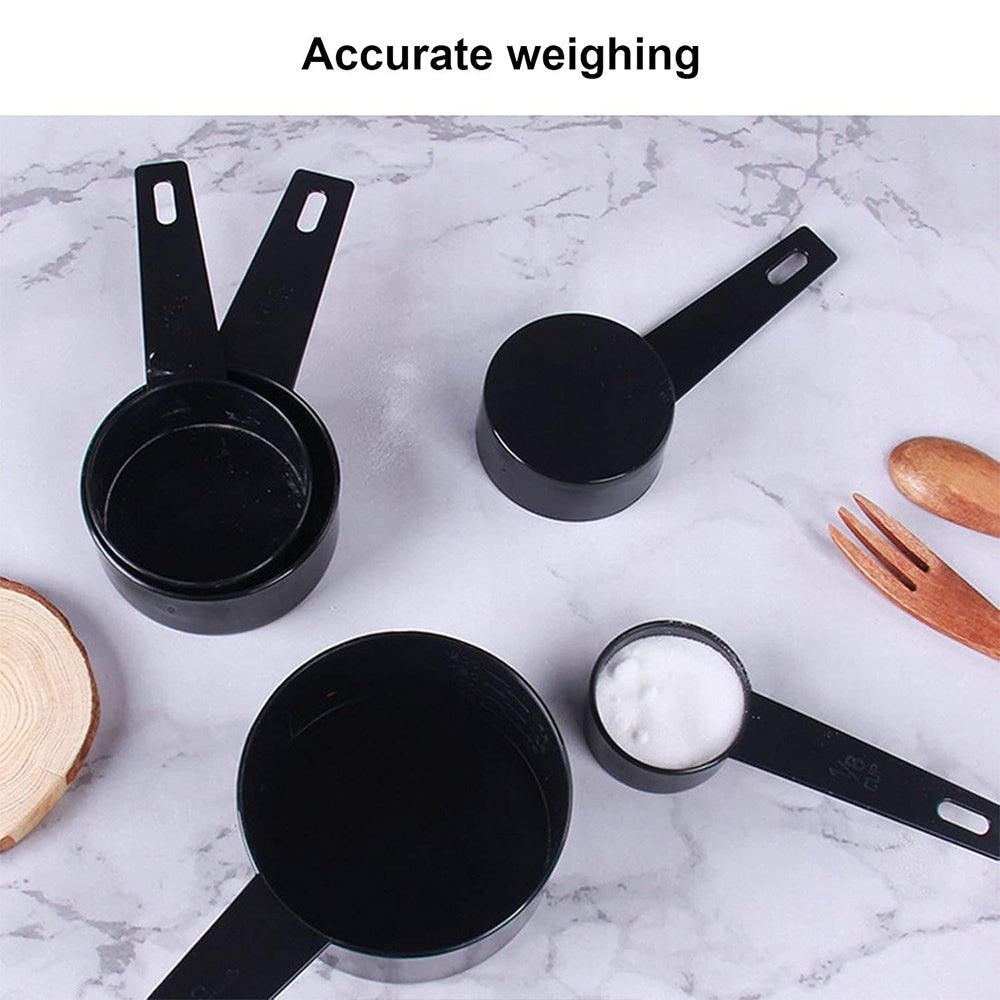 Black Plastic Measuring Spoon 10 Pcs