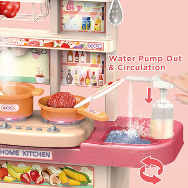 (Net) DIY Pretend Play Kitchen Set Toys for Kids