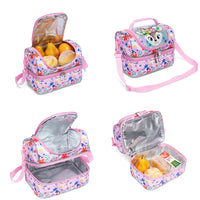 (NET) Cartoon Kids Lunch Bag Insulated Bento