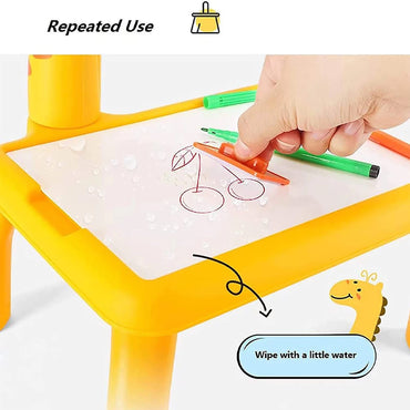 Projector Painting Table For Kids Educational Drawing Toy