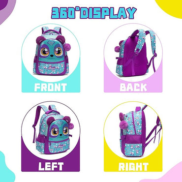 (NET) Girls Smiggle Rasberry Backpack