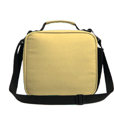 (NET) Insulated Lunch Bag Beige With Shoulder Strap