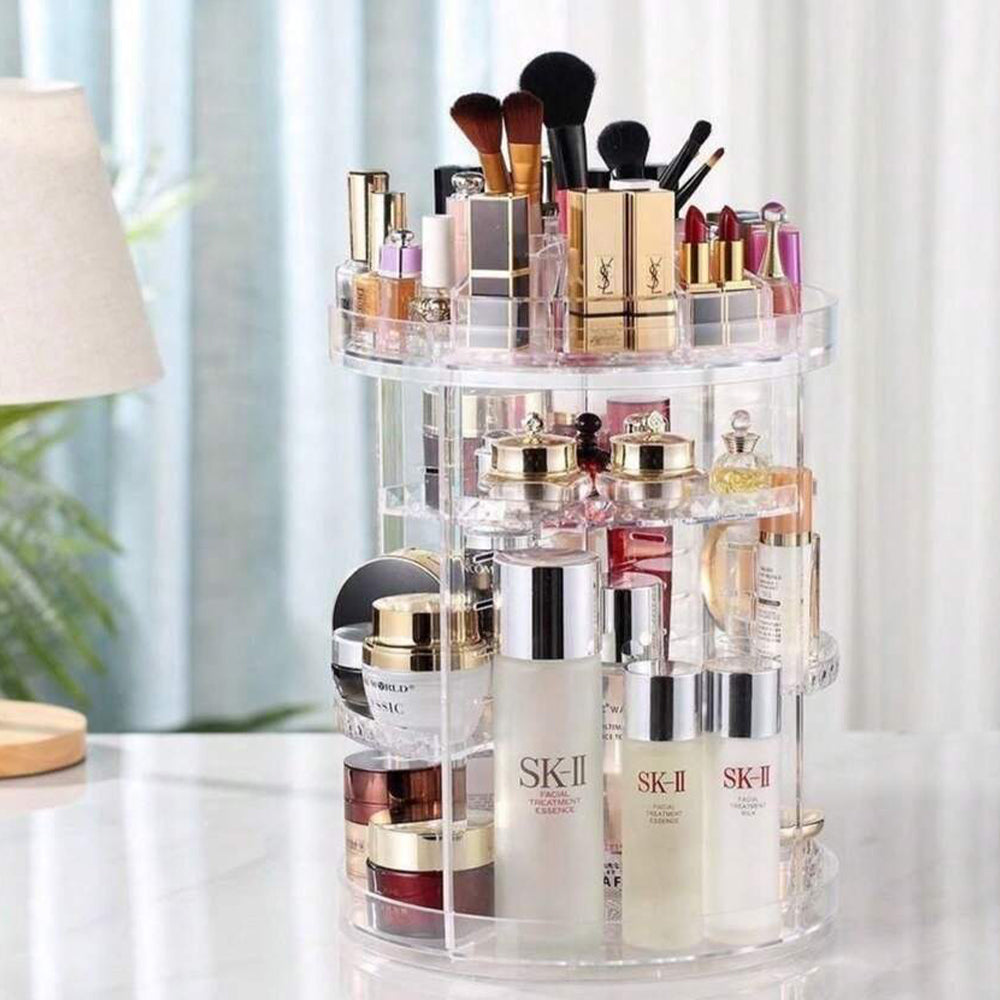 Makeup Organizer Rotating 8-Layer Large Capacity Cosmetics Organizer