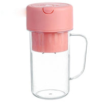 Straw Type, Juicing Cup, Portable Mini Juicer Straw Cup USB Rechargeable Electric Juicer Fruit Milkshake Blender / HS-08