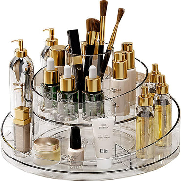 360 Degree Rotating Makeup & Skincare Organizer Large Capacity 1Layer / JN-688
