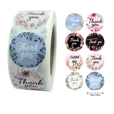 Roll Floral Stickers Flower Decorations Paper / 532663