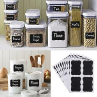 Chalkboard Labels,Fashionclubs Reusable Blackboard Stickers for the Kitchen, Pantry, Mason Jars, Wine Glasses 36PCS / 645222 / CC-223