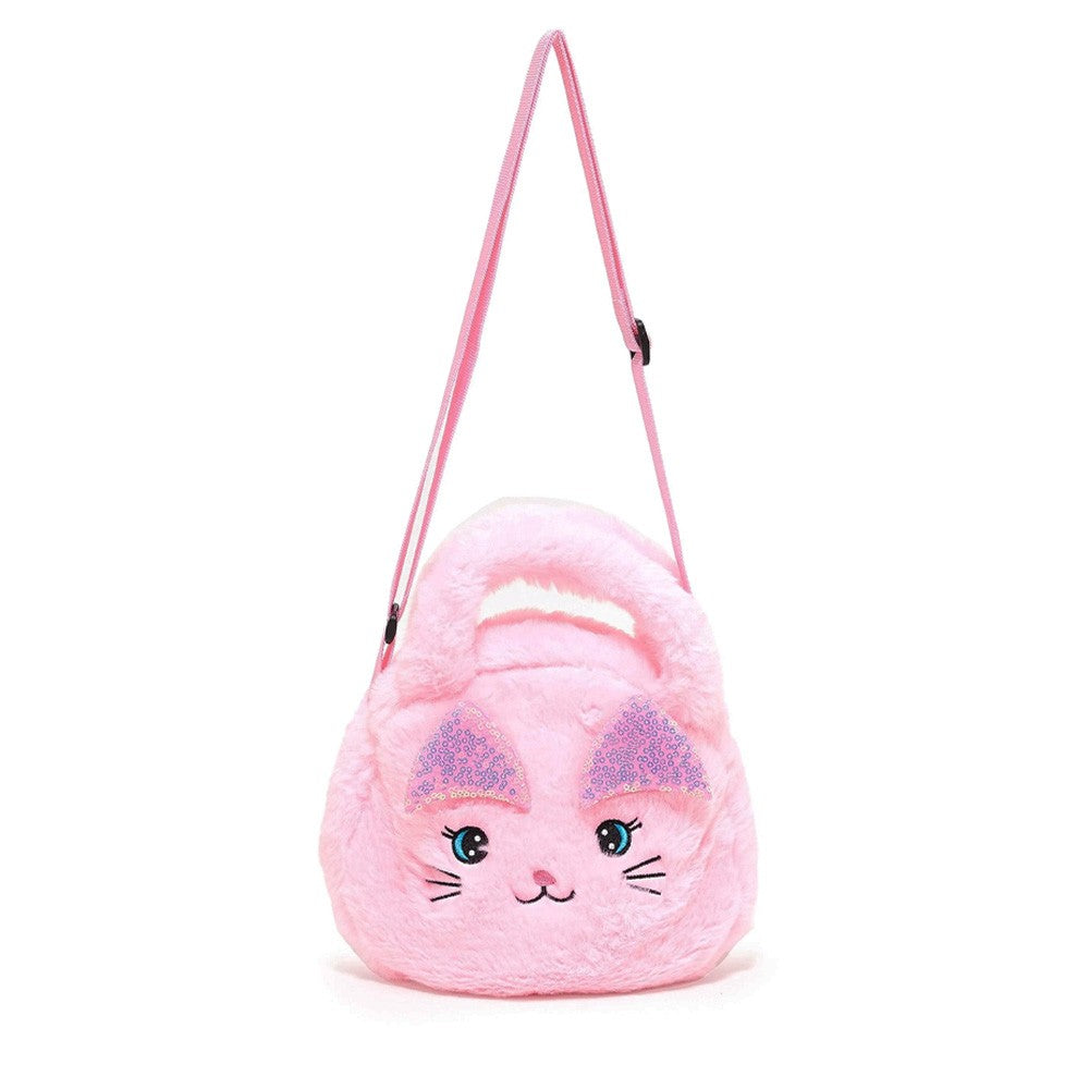 (NET) Furry Mini Bag