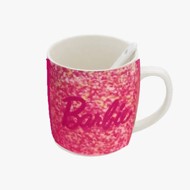 Barbie Ceramic Mug With Spoon