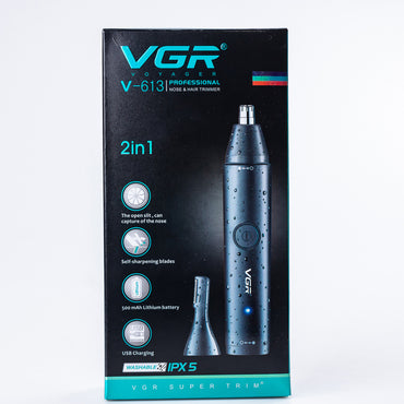 (NET)VGR Nose Ear and Eyebrow Trimmer USB / V-613