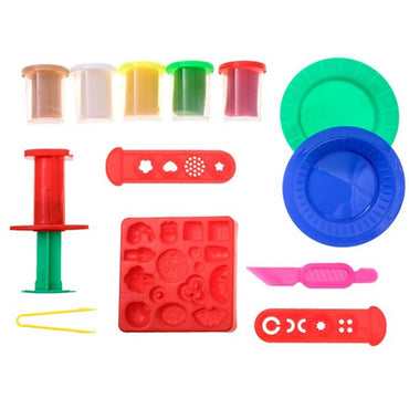 Kids' Pizza and Pasta Cooking Set with Tools and Ingredients