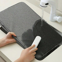 Solid color storage box, modern polyester clothes storage box for home