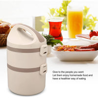 (NET) 1.65L Stainless Steel Lunch Box