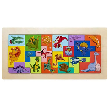 Wooden Educational Montessori Puzzle Toys for Curious Toddlers