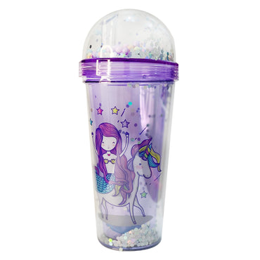 (NET)Mermaid Plastic Cup 400ml