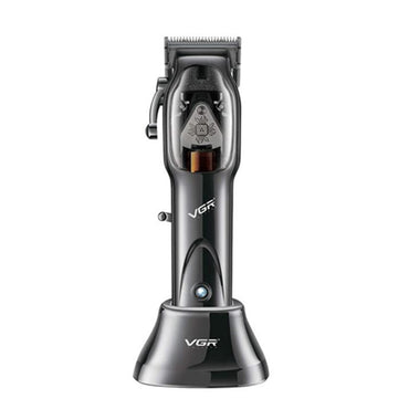 (NET) VGR Wireless Shaving Trimmer Cordless Edging Hair And Beard Clipper With Stand And Nozzles / V-653