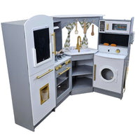 (Net) Wooden Play Kitchen for Kids / W10C968B