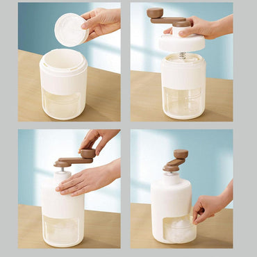 Mini Manual Shaver Portable Ice Maker Beverage Crusher Kitchen Tool Household